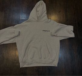 Light oatmeal essentials hoodie