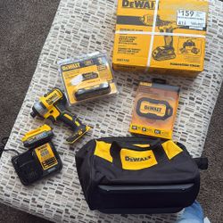 Dewalt Driver And Impact Driver + Accessories