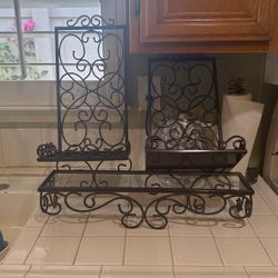 Three Metal Wall Shelf 3 Pieces Princess House  