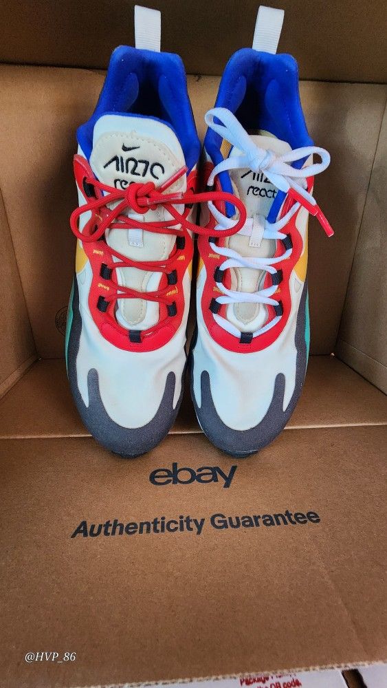 Nike Air Max 270 React “Bauhaus” A04971 002 Men's Size