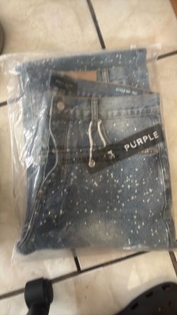 Purple jeans
