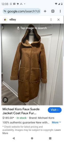 Bran New Michael Kors Cappuccino Jacket