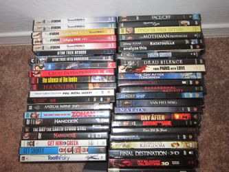 Used Bulk DVD’s  53Per Box (Mixed Lot, See Pics for titles)