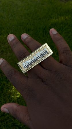 2 finger extended ring plated