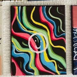 Home Decor| Acrylic Painting On Stretched Canvas| 12x8