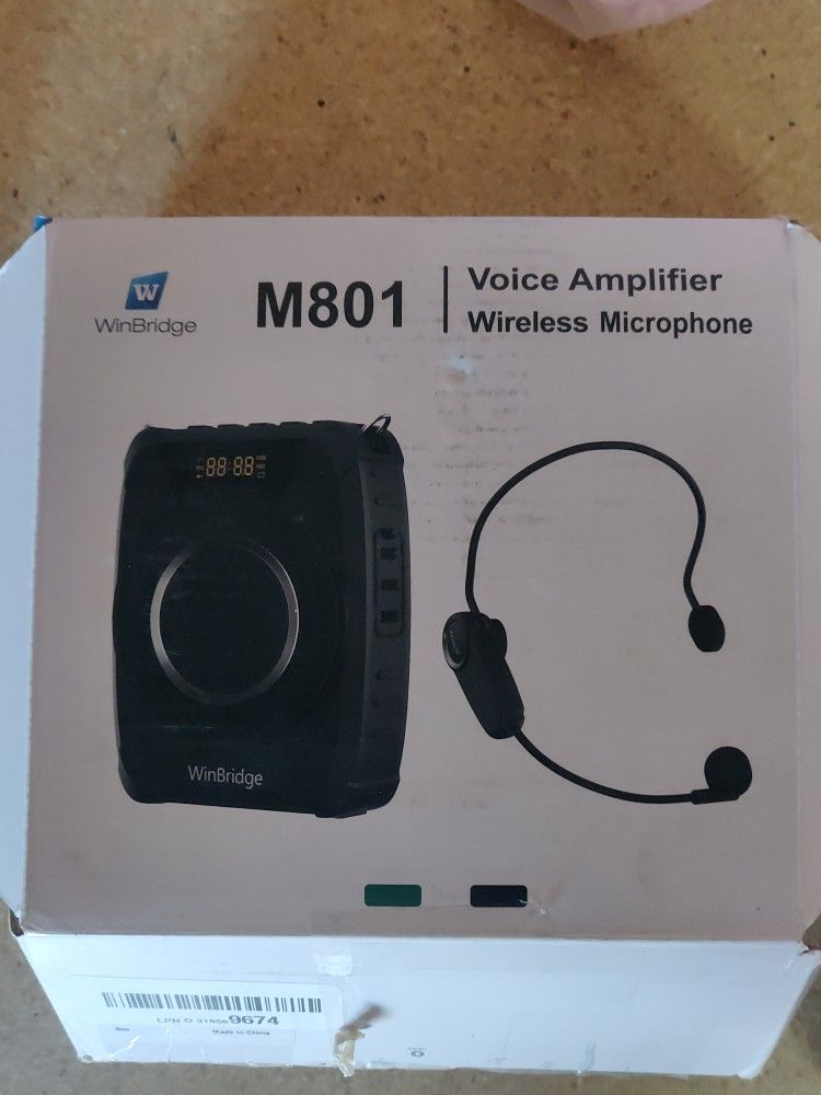 Voice Amplifier Wireless Microphone