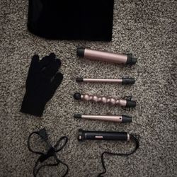 4 In 1 Hair Curler Wand Set