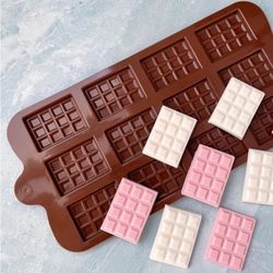 Mini Chocolate Bar Mold - 12 Cavities