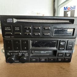 OEM Mazda Miata Radio / Cassette / CD Player Combo (Panasonic 1C01)