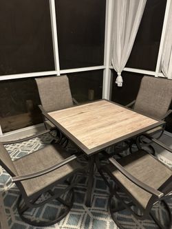 Outdoor Table And Chairs