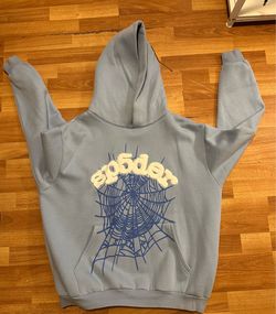 Sp5der Baby Blue Hoodie