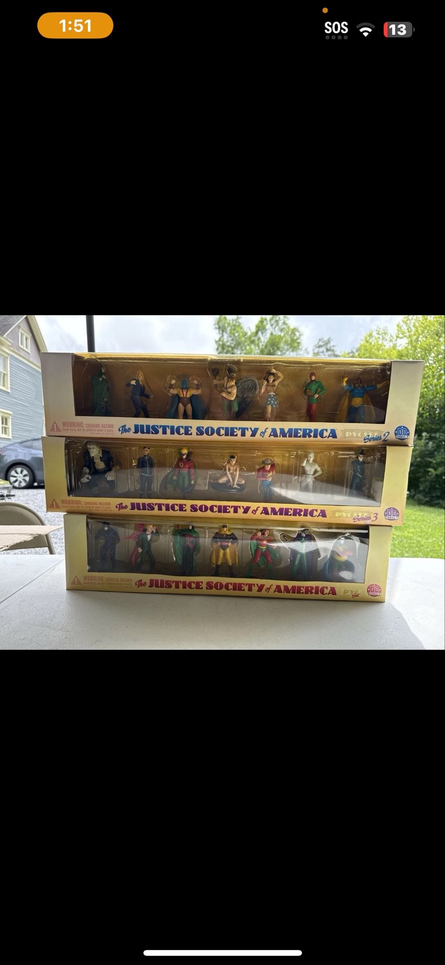 DC Direct JUSTICE SOCIETY OF AMERICA PVC SET Series 1 2 3 Complete Classic JSA