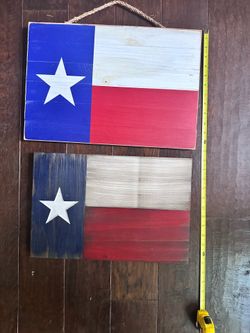 Texas Flag Wooden Wall Art