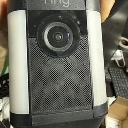 Ring Doorbell And Spotlight Camera