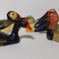 Vintage ANRI Wildlife Collection Ducks/Geese