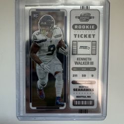 2022 Panini Contenders Optic - Rookie Ticket Kenneth Walker III #83 (RC)
