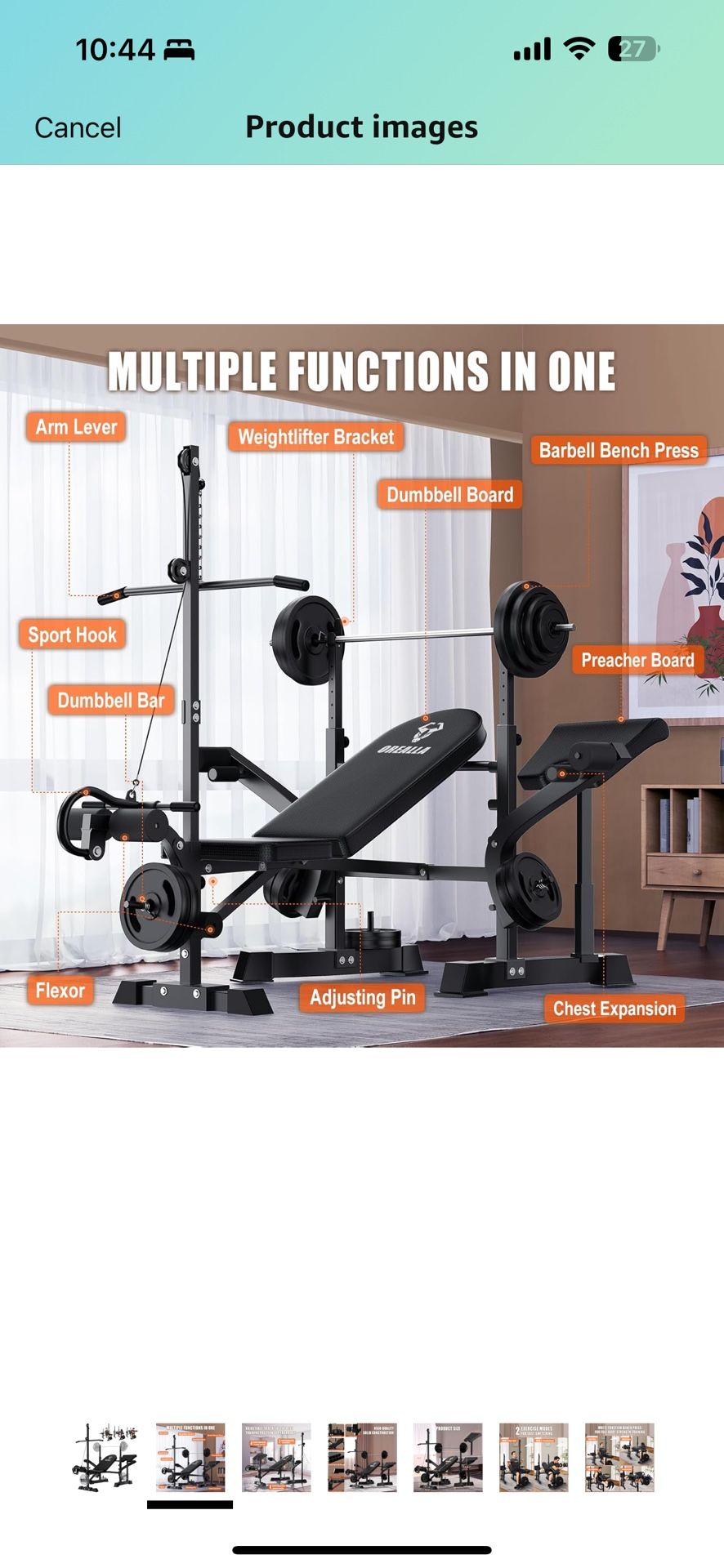 Adjustable Weight Bench