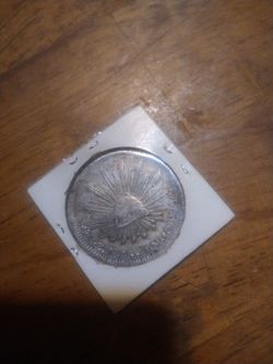 1843 Mexican coin
