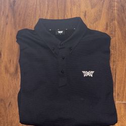 PXG Men’s Golf Polo Large Waffle Texture 