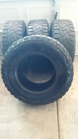 Set 4.tires.good. toyo.R/T open.country. 35x12.50.x18. LT. 35x12.50x18. LT..10.ply. $.220.firme