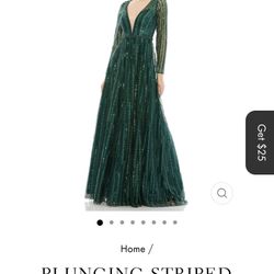 Mac Duggar Green Gown 