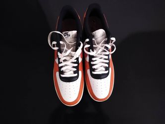 Custom Nike Air Force 1s – White/Orange/Black – Halloween Colorway – Men’s Size 15 – $200 OBO