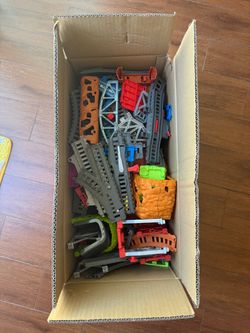 Hug box of Thomas train toys