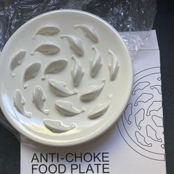 Anti-Choke Pet Plate