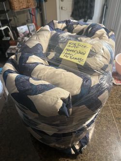 Great deal New beautiful king size warm quilt comforter