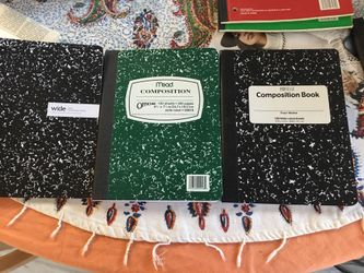3 composition books new