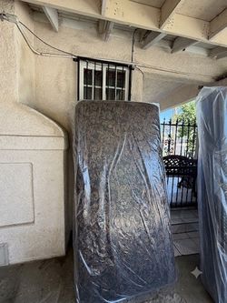 Two twin mattress for bunkbeds.
