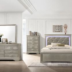 4pcs King Bedroom Set