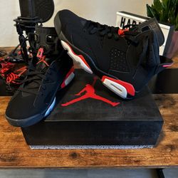 Nike Air Jordan Retro 6 Black Infrared 