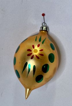 Vintage Hand Painted Ornament 