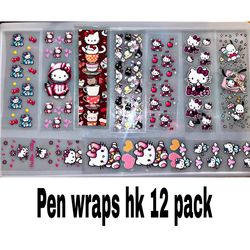 New Hello Kitty Pen Uvdtf Wraps 