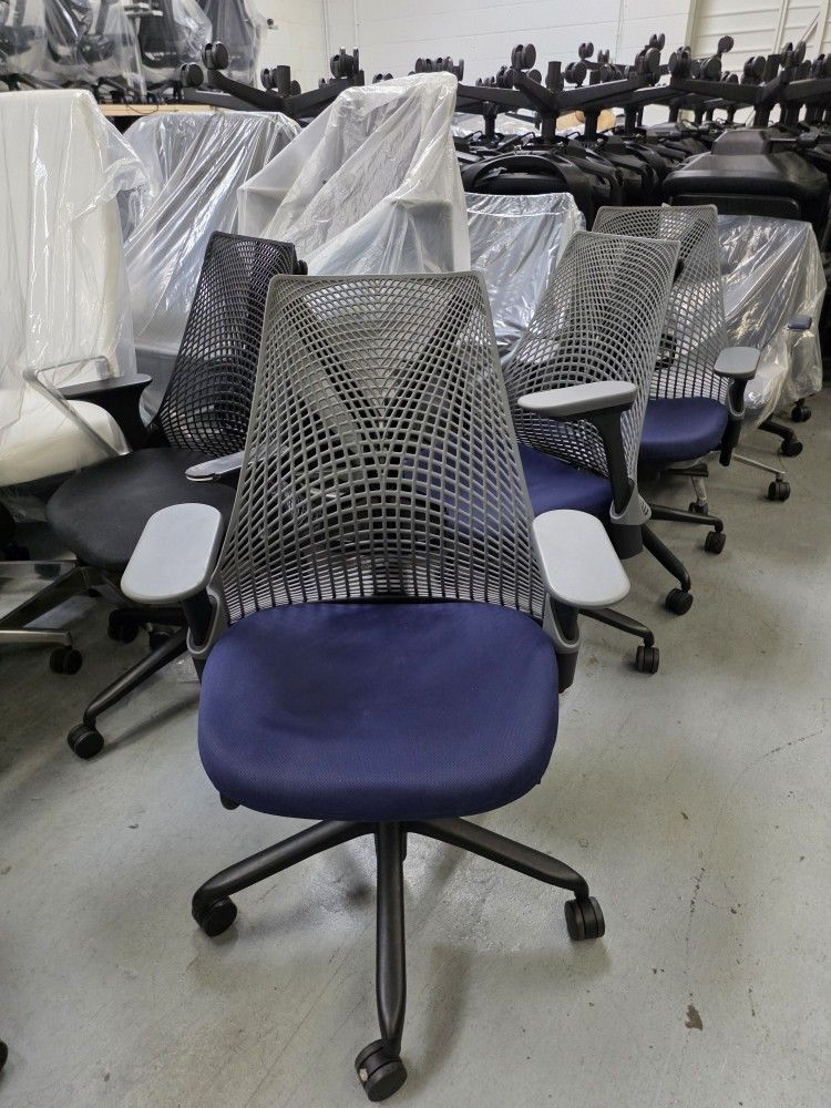 π₯75% OFF HERMAN MILLER SAYL CHAIRS 25 AVAILABLE! FULLY ADJUSTABLE ARMS TILT LOCK LUMBAR SUPPORT