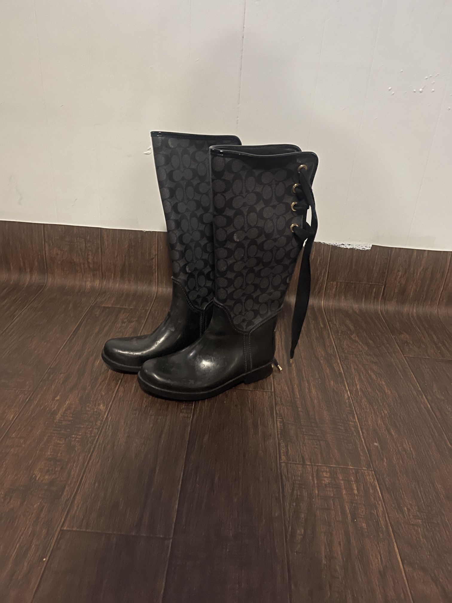 Original Coach Raining Boots 7