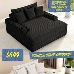 Oversize Chaise Corduroy Fabric $649 