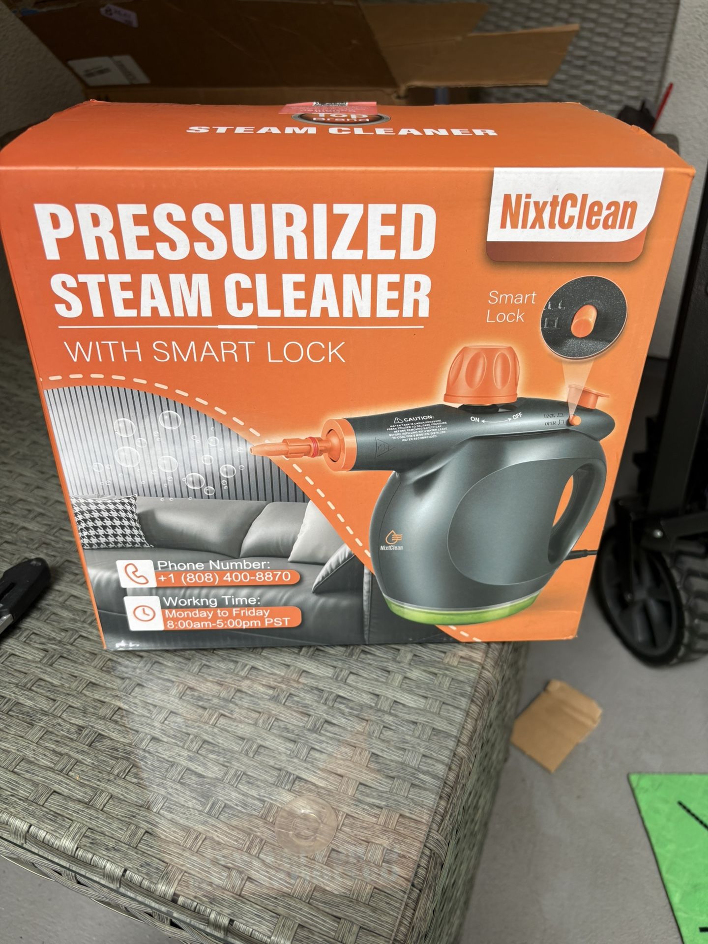 NixtClean Pressurized Steam Cleaner