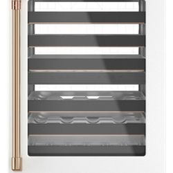 🚨 New Café - 46-Bottle Built-In Dual Zone Wine Center with WiFi - Matte White CCP06DP4PW2