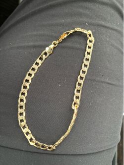 Men’s gold plated tennis bracket perfect condition
