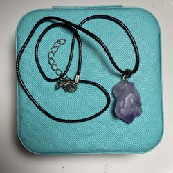 Purple Crystal Necklace