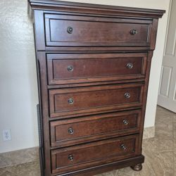 Tall Chest Of Drawers,  Solid Wood. 