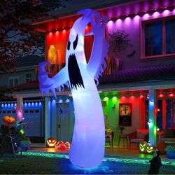 12 Feet Giant Halloween Inflatable Ghost Outdoor Decoration
