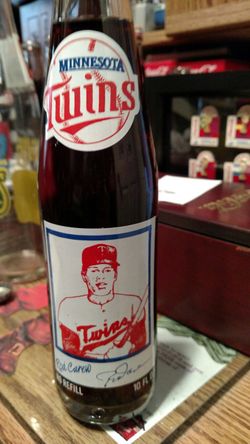 Rod Carew Minnesota Twins Coca Cola bottle