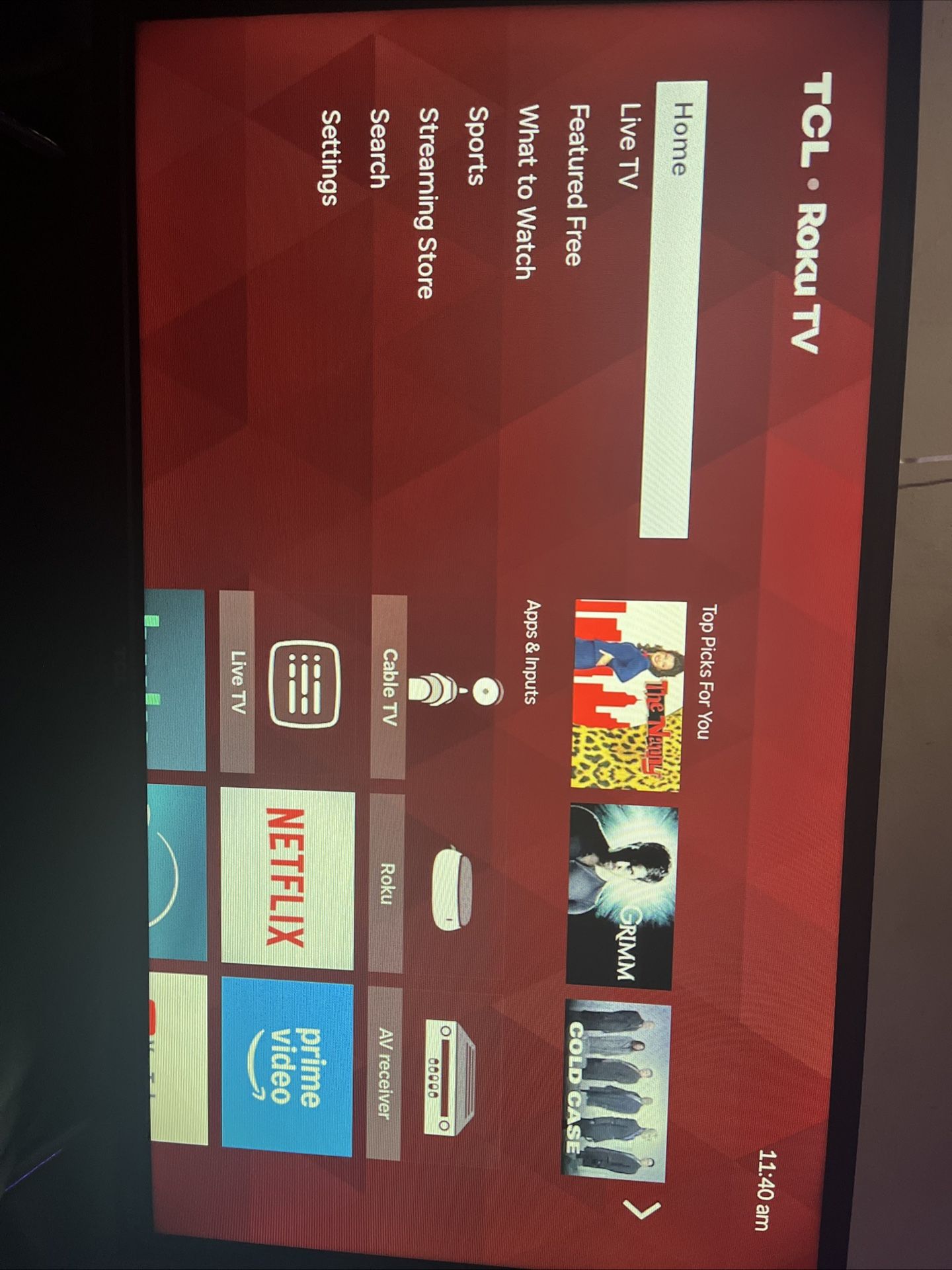 32’ TCL Roku Tv With Remote