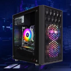 Black RGB Gaming PC Computer