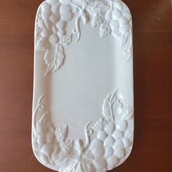 Lougarte Portuguese White  Ceramic Tray