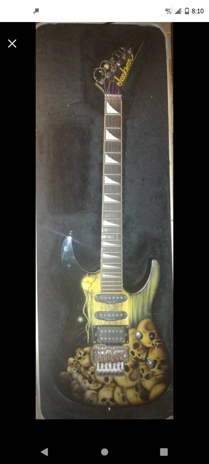 Jackson SL1 Electric Guitar Pile 'o Skulls Edition