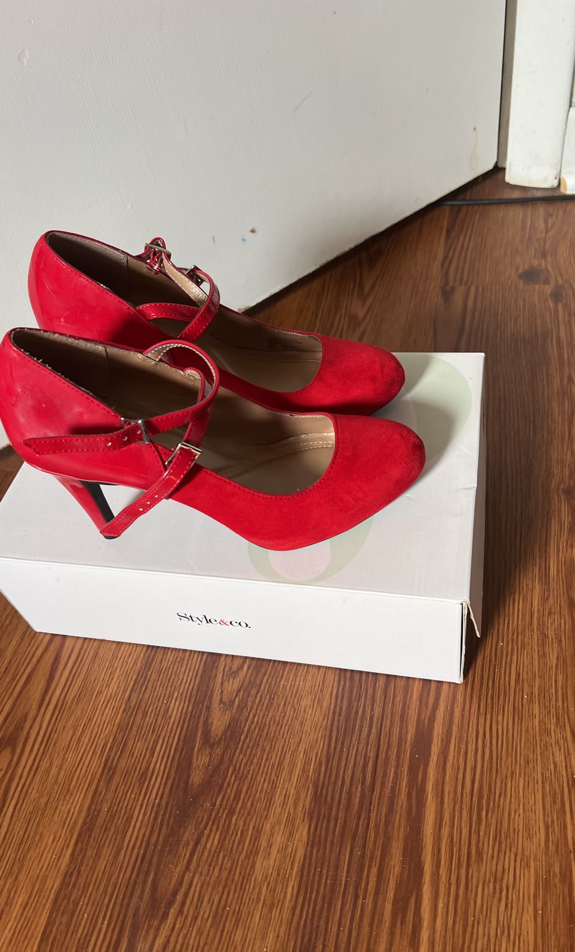 Style&Co New Red High Heel Size 8M